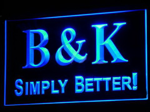 B&K Simply Better LED Neon Sign